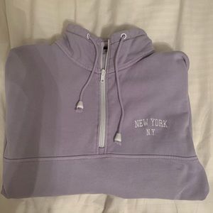 Brandy Melville LiLac Zip Up!